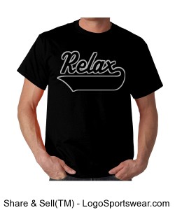 Relax OG skateboard shirt BLK Design Zoom